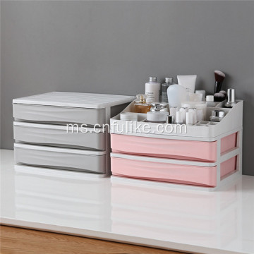 2 Laci Laci Plastik Organizer Makeup Kosmetik